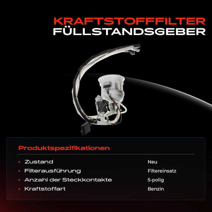 Frankberg Kraftstoffpumpe Benzinfilter für CLS C219 E-Klasse S211 W211 2002-2010 A2114703994