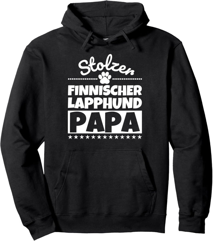Stolzer Finnischer Lapphund Papa Pullover Hoodie