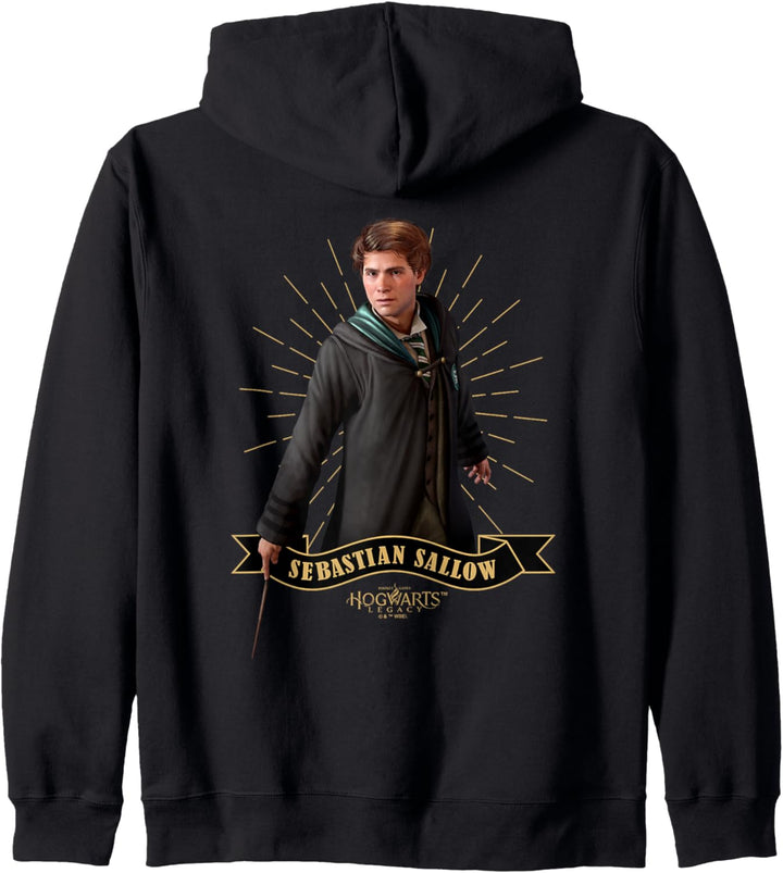 Harry Potter Hogwarts Legacy Sebastian Sallow Slytherin Kapuzenjacke
