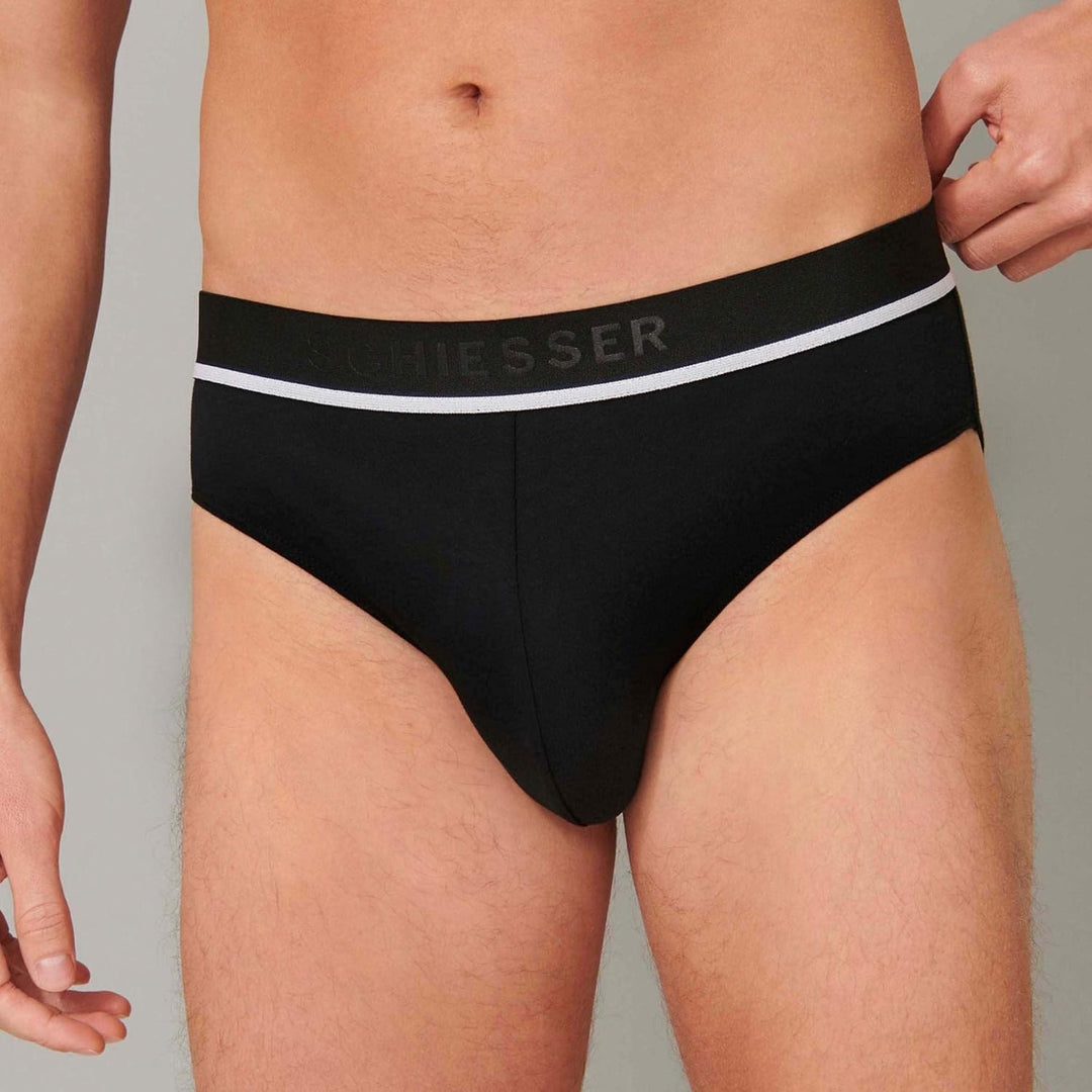 Schiesser Herren Slip (3er Pack) S Mehrfarbig 1, S Mehrfarbig 1