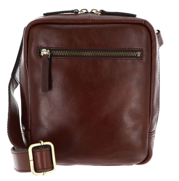 Leonhard Heyden Cambridge Umhängetasche Leder 18 cm Redbrown, Redbrown