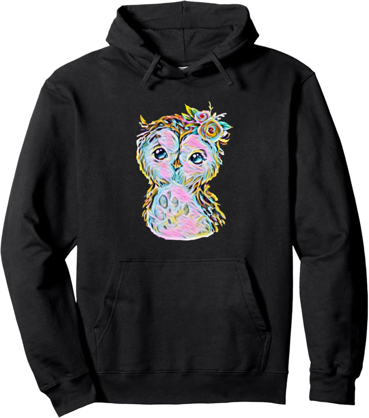 Eule Motiv Raubvogel Vögel Tiere Schnabel Krallen Eulen Pullover Hoodie