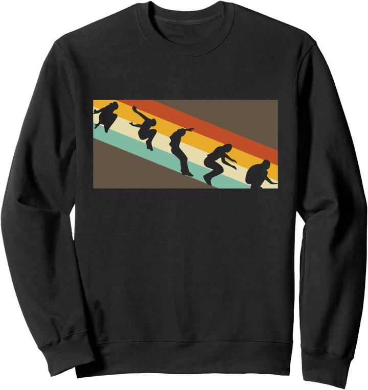 Parkourläufer Freerunning Parkour Training Sweatshirt