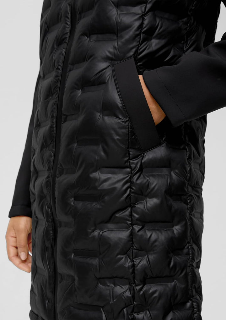 s.Oliver Damen Mantel Langarm 34 Schwarz, 34 Schwarz