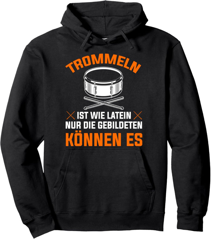 Trommel Trommler Drummer Marschtrommel Pullover Hoodie