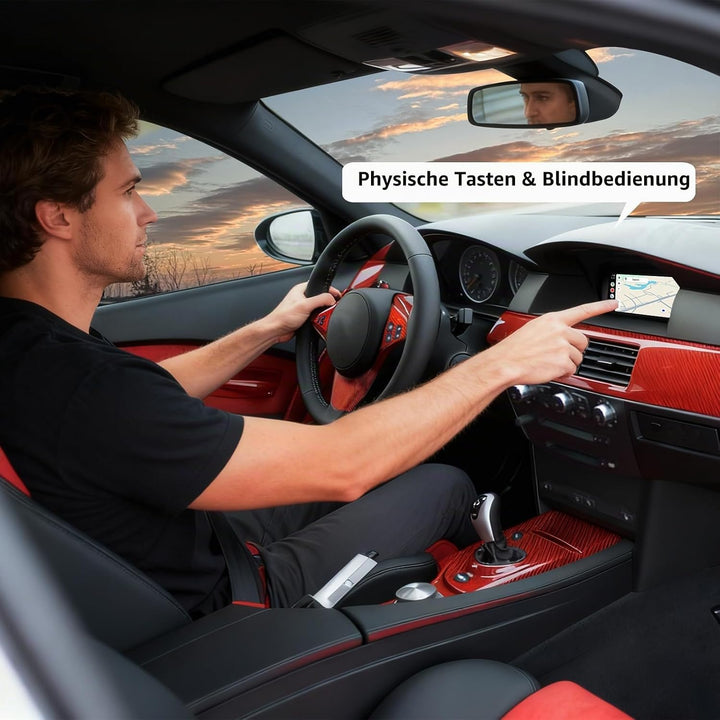 Linux Autoradio mit Blitzstart für BMW 3er/5er E60 E61 E90 E91 E92 (2008-2013) | Wireless CarPlay &amp;