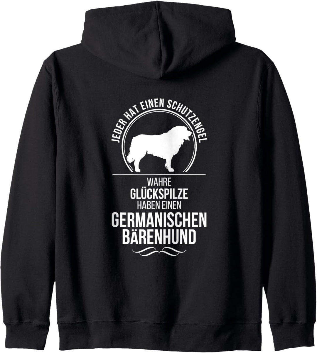 Germanischer Bärenhund Schutzengel Hund Hunde Hundespruch Kapuzenjacke