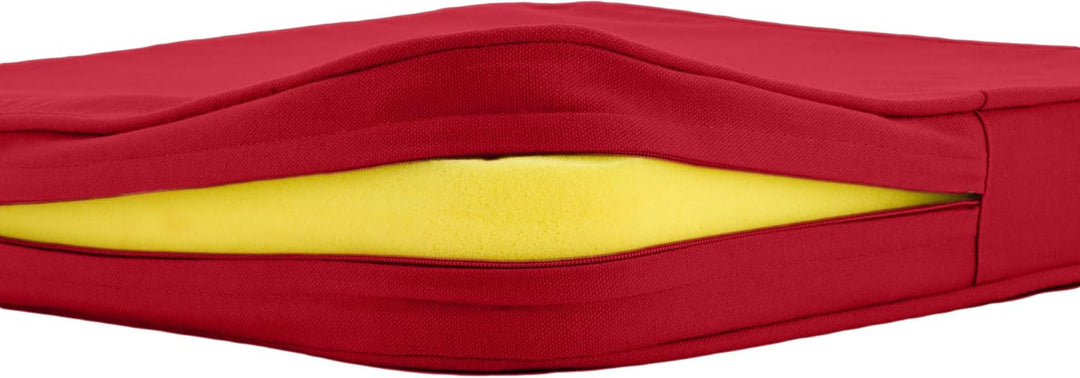 Orthopädisches Sitzkissen Minimalist - 100% Baumwolle mit Kaltschaum-Schaumstoff - Qualitatives Stuh