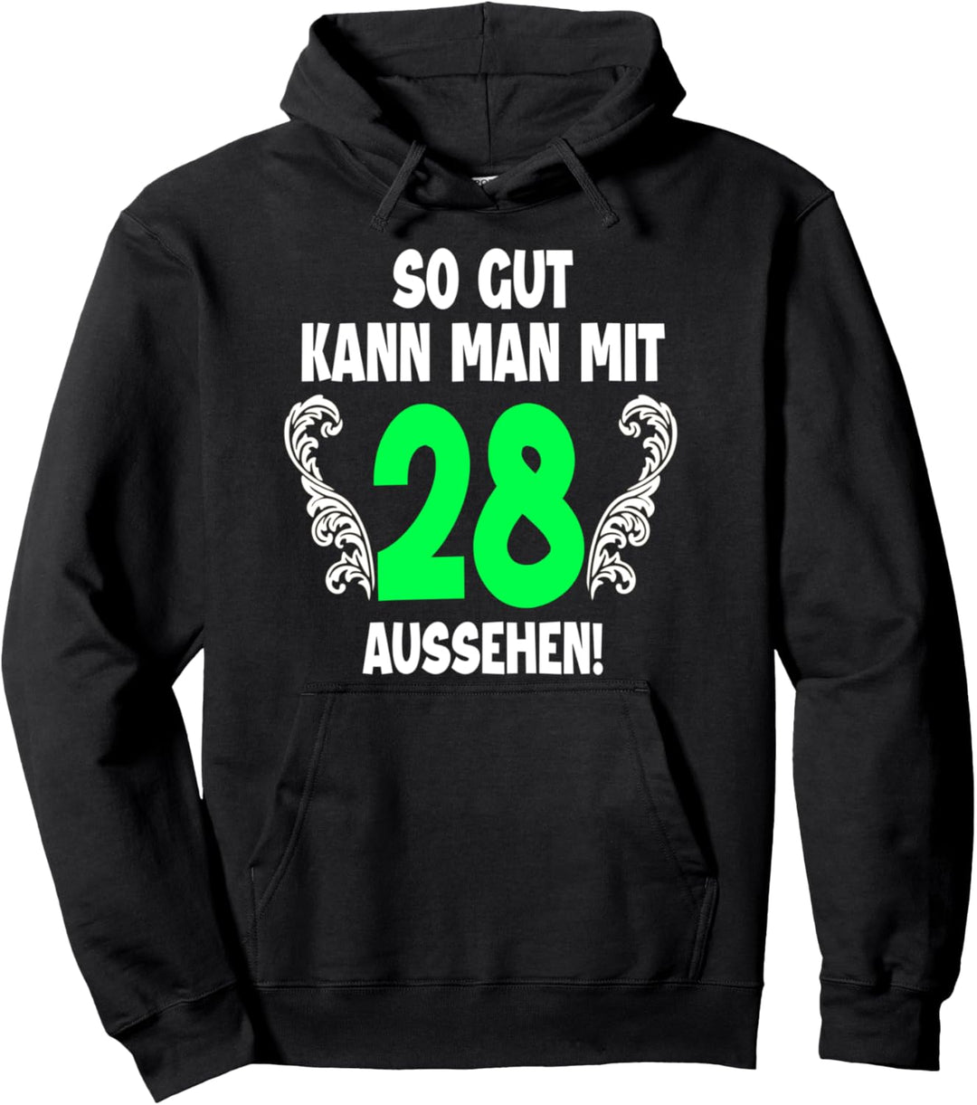 28. Geburtstag Mann Frau 1994 Damen Herren Feier 28 Jahre Pullover Hoodie