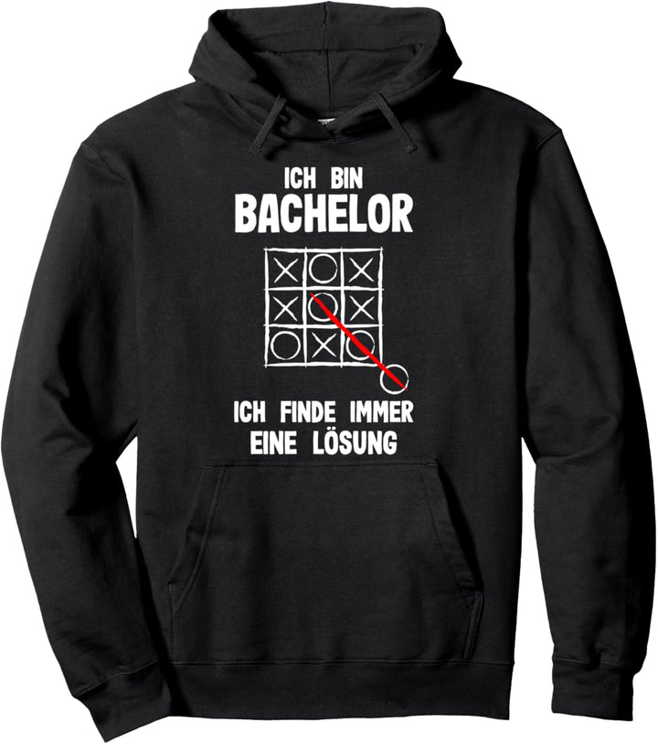 Abschluss Ich Bin Bachelor Ich Finde Immer Eine Lösung Uni Pullover Hoodie