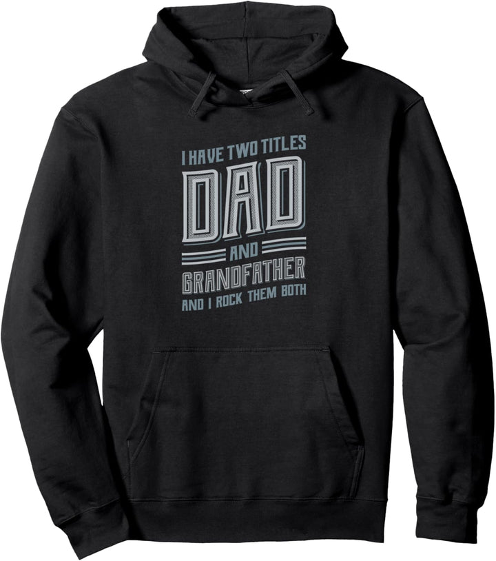 Ich habe zwei Titel Papa und Grossvater Pullover Hoodie