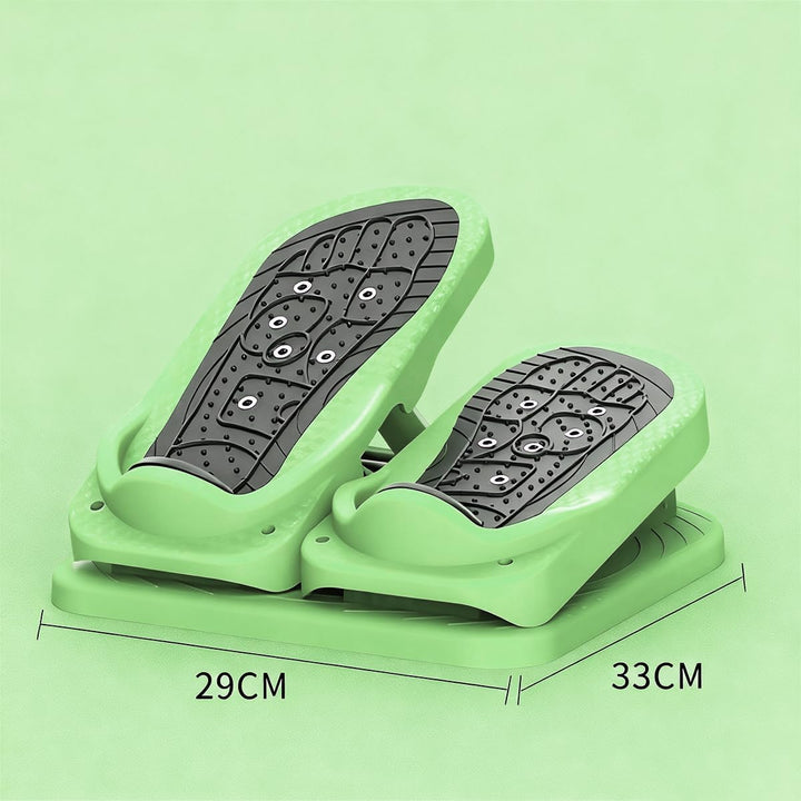Mini-Stepper, Pedaltrainer für unter den Schreibtisch, Sitzstepper, Fusspedal, rutschfestes Stretchb