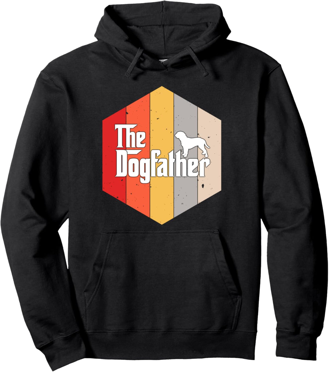 Dogues de Bordeaux Retro Vintage Dog Father gift Pullover Hoodie