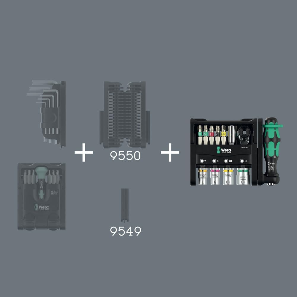 Wera 05049000001 Tool-Check Modular 1, 21-teilig