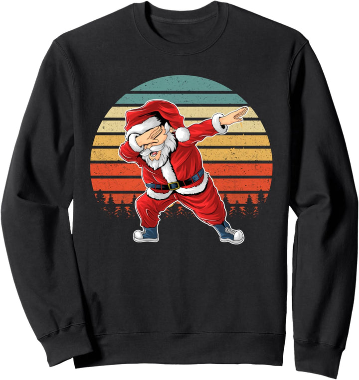 Vintage Dabbing Santa Claus Xmas Dab Christmas Sweatshirt