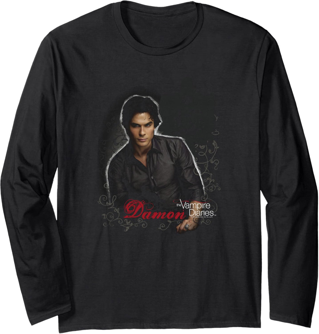 Vampire Diaries Damon Langarmshirt