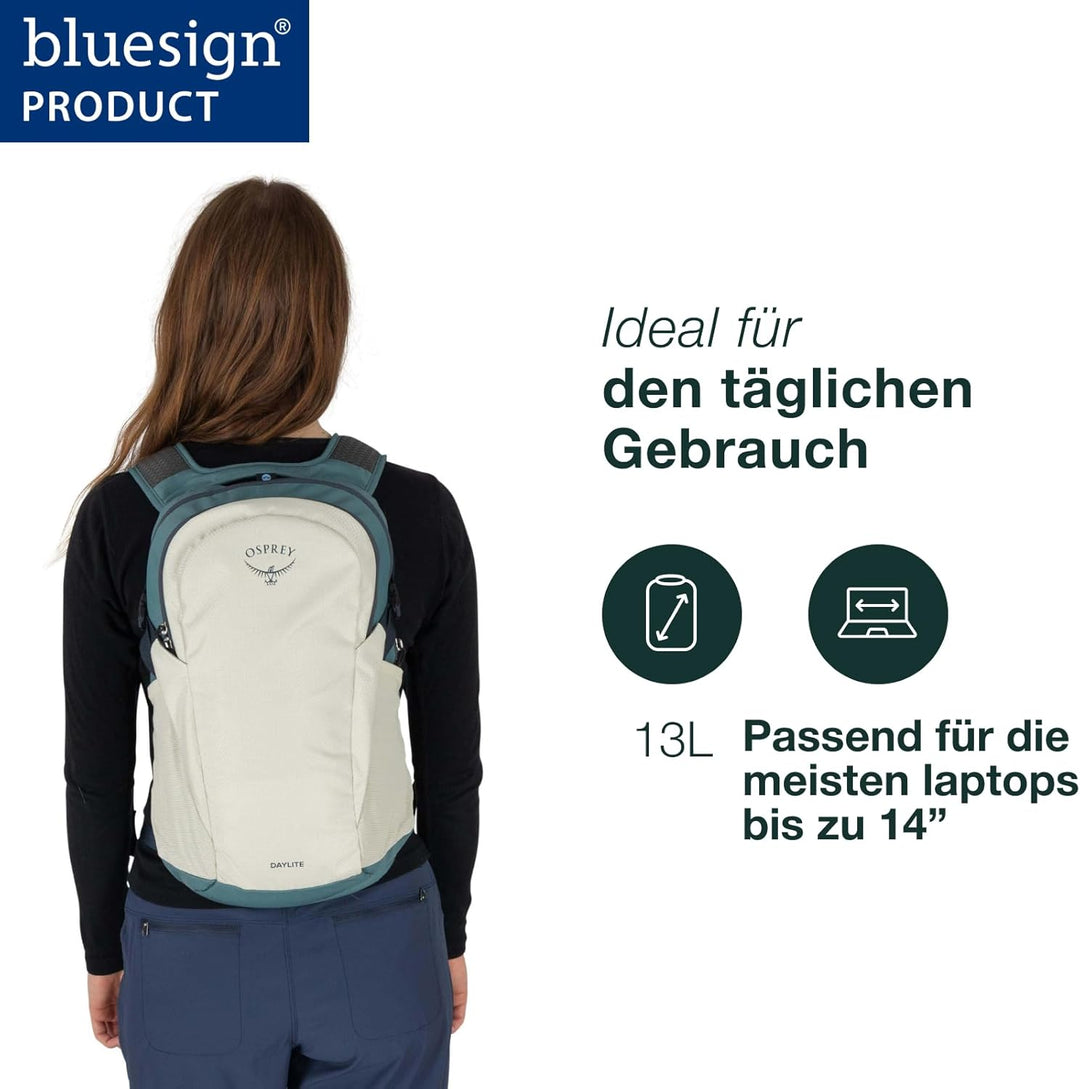 Osprey Unisex Daylite Backpack (1er Pack) Einheitsgrösse Cascade Blue / Latte Brown, Einheitsgr&amp;