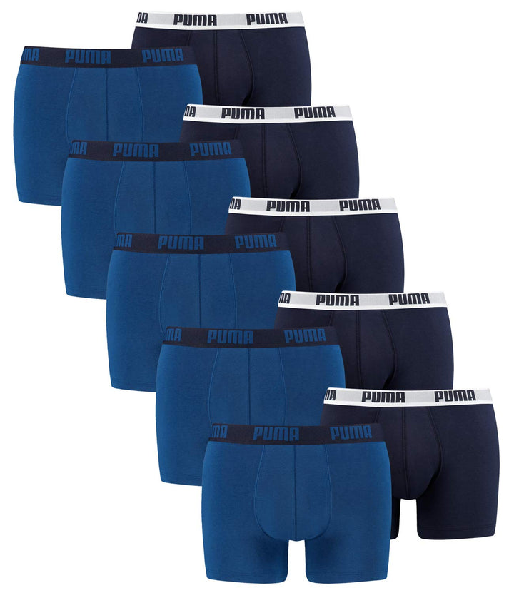 PUMA 10 er Pack Boxer Shorts / True Blue / Size XL / Herren Unterhose