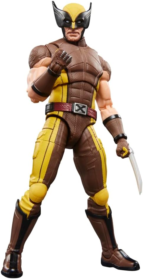 Marvel Legends Series Wolverine (brauner Anzug), Action-Figurengeschenk zum Sammeln zum Marvel Studi
