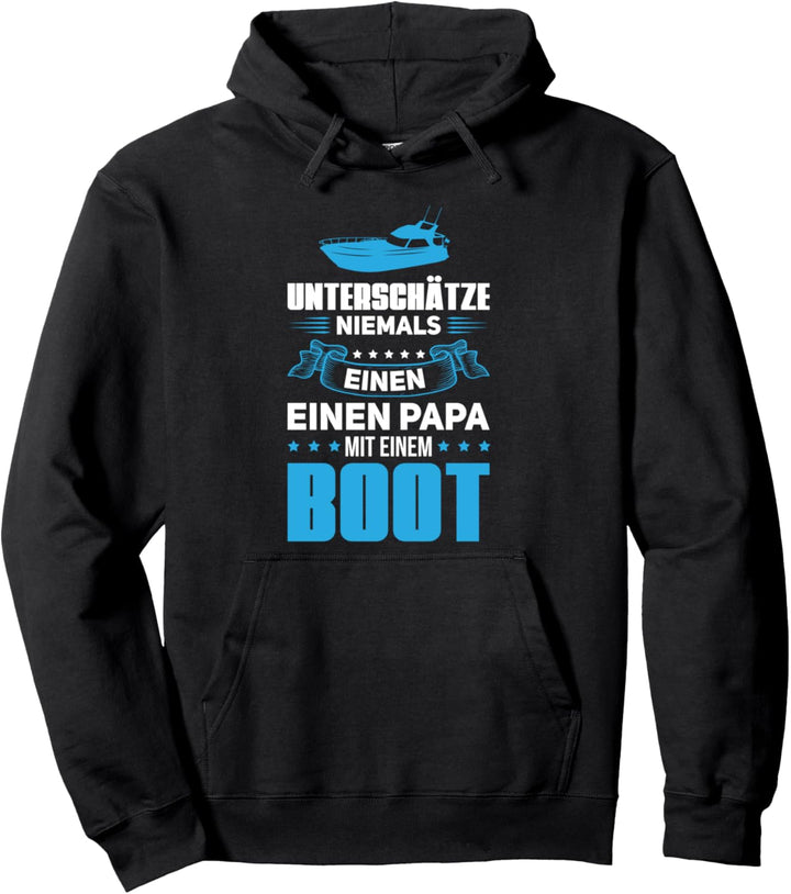 Boot Papa Segeln Segelboot Pullover Hoodie