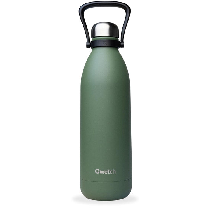 QWETCH Isotherme Flasche 1,5 l Kaki, 1,5 l Kaki