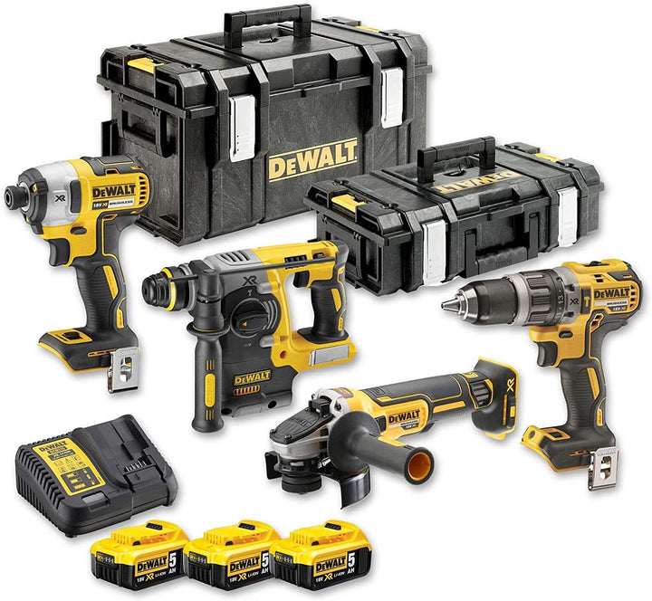 Dewalt 18 Volt Kombo-Pack DCK422P3 (mit 1x Schlagschrauber DCD796, 1x Schlagschrauber DCF887, 1x SDS