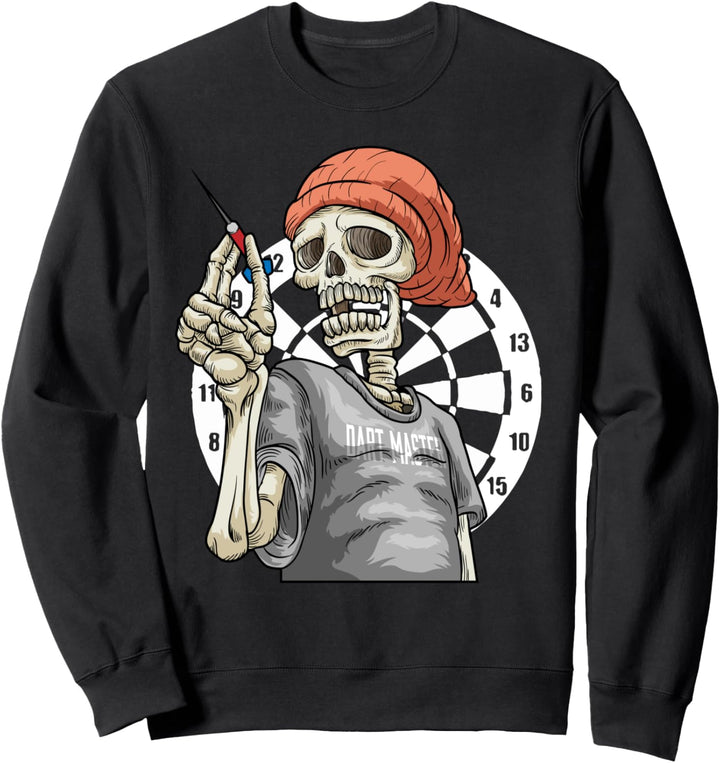 Darts Skelettspieler - Darts Champions Teamoutfit Dartkostüm Sweatshirt