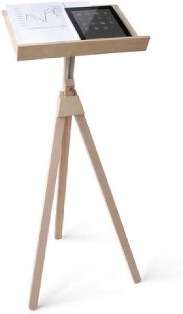 Side by Side - Notenständer - Stehpult - Esche unbehandelt - 52x52x109cm