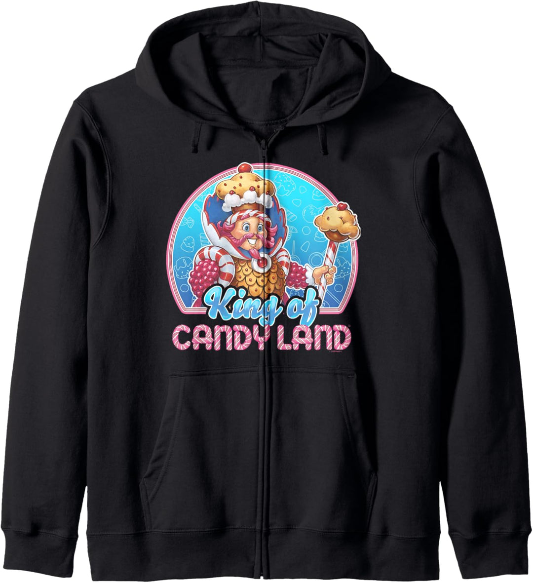 Candy Land King Of Candy Land Portrait Kapuzenjacke