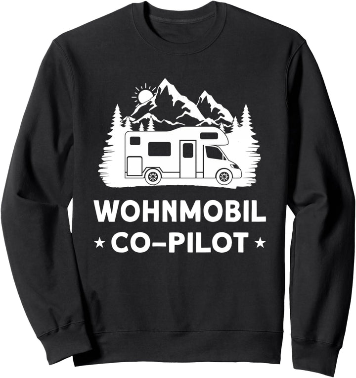 Co-Pilot Camper Frauen Kinder Wohnmobil Zubehör Camping Sweatshirt