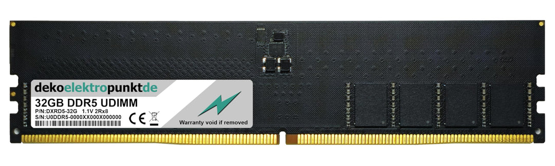 32GB RAM Speicher passend für ASUS ROG Strix Z690-E Gaming WiFi (90MB18J0-M0EAY0) DDR5 UDIMM PC5, 32