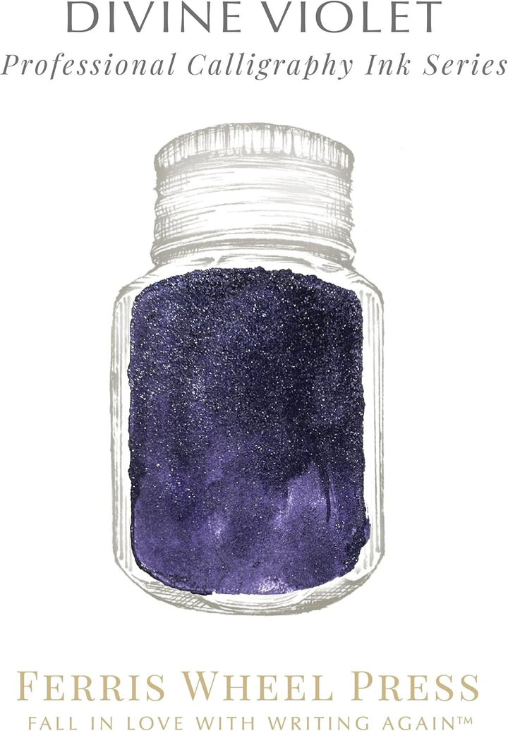 Ferris Wheel Press Calligraphy Ink, Deep Purple, 28ml, 28 ml