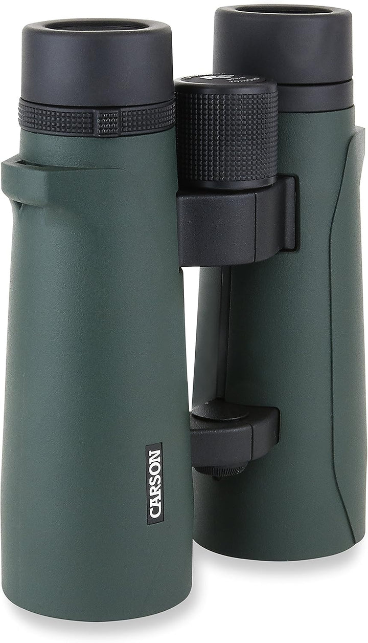 Carson RD Full-Size Fernglas, Doppelstegdesign, 10x50mm, wasserdicht, robust, beschlagfrei (RD-050)