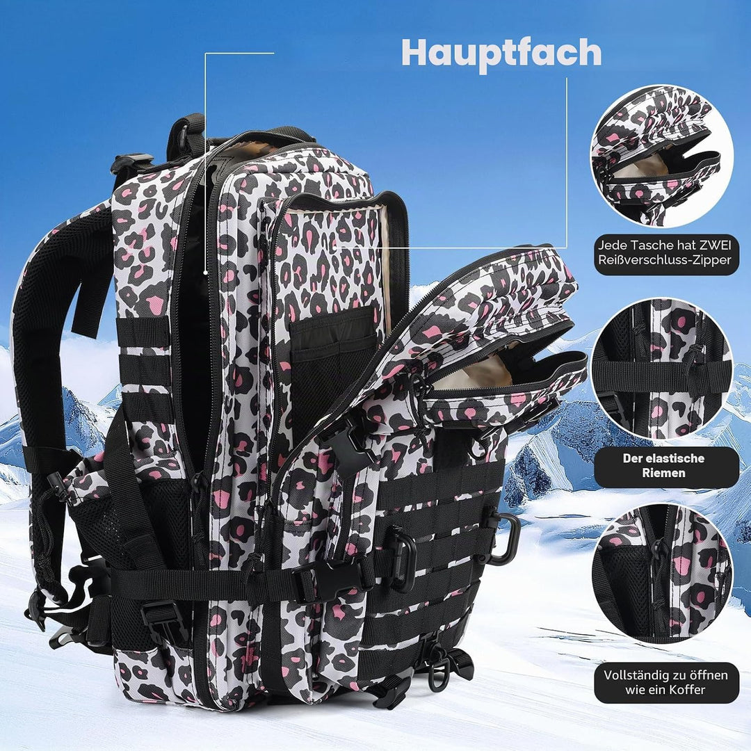 Hannibal Tactical Militär Taktischer Rucksack Cooper Rucksack Armee Assault Pack 3 Tage Bug Out Go B