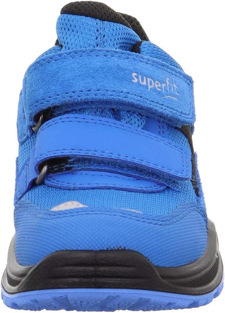 Superfit Jungen Jupiter Sneaker 28 EU Weit Blau Schwarz 8050, 28 EU Weit Blau Schwarz 8050