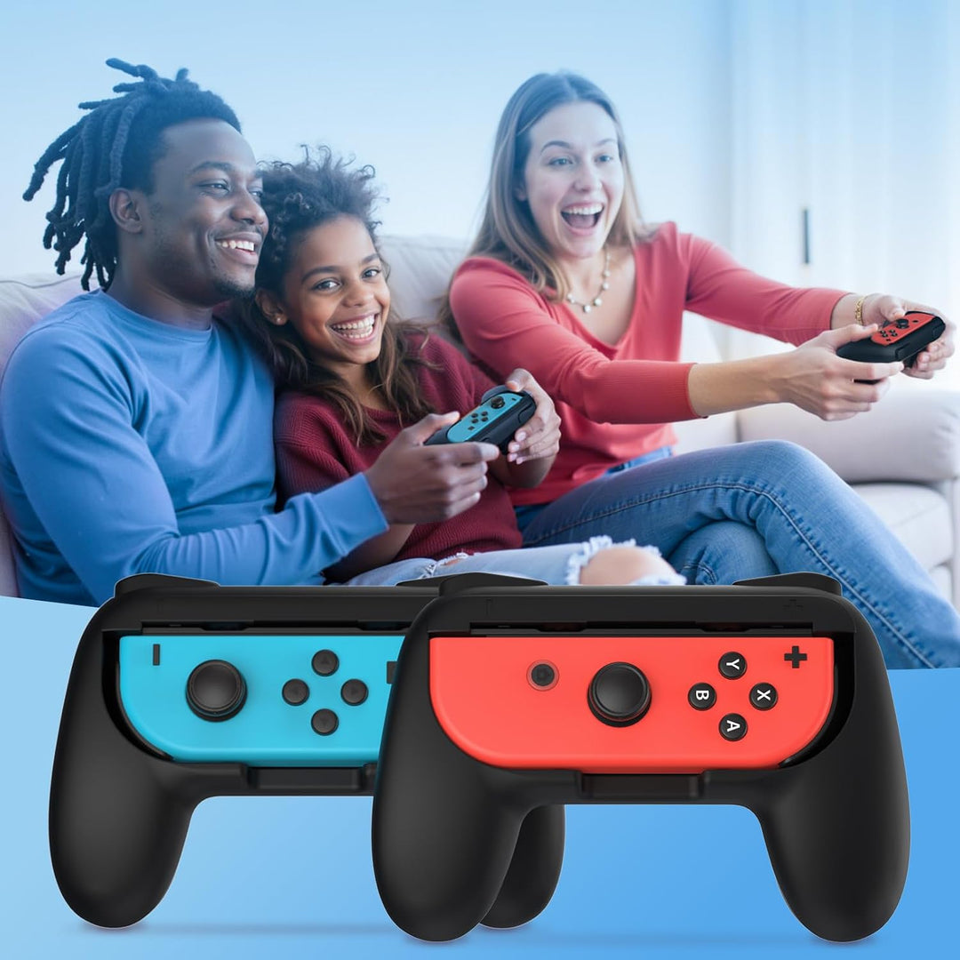 FASTSNAIL Rutschfester Griffe Kompatibel mit Nintendo Switch für JoyCon, Halterung Gaming Controller