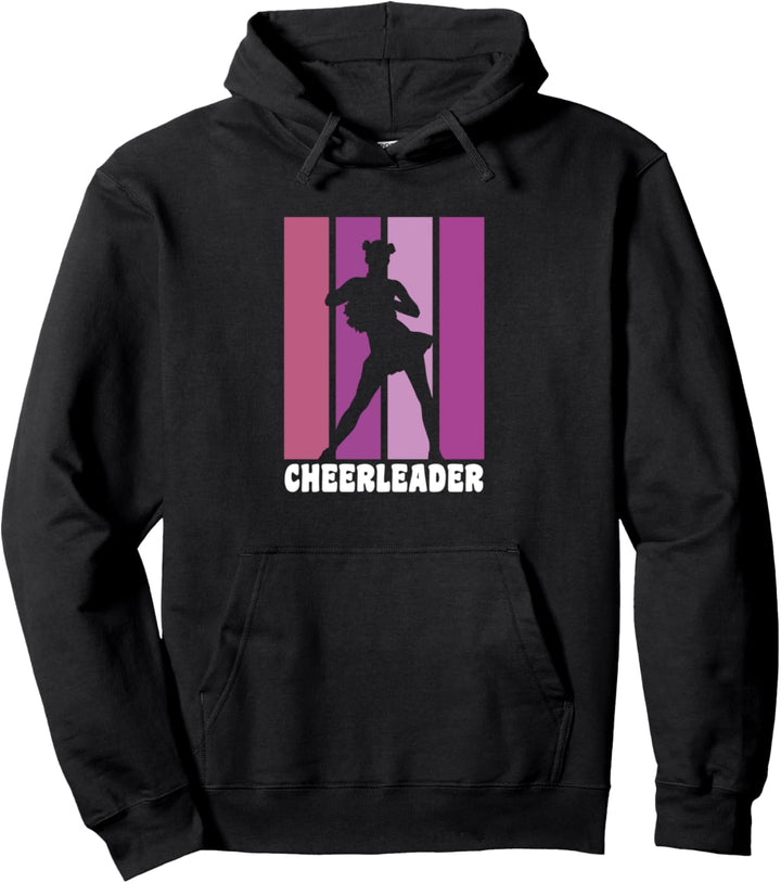 Cheerleader Cheerleading Silhouette Pullover Hoodie