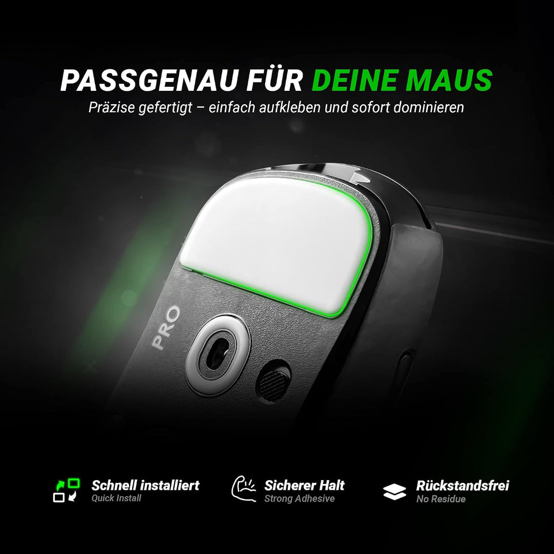 SensoryBoost DPS Glides (2er Set) kompatibel mit Razer Viper Ultimate - Ultra Schnell, Abgerundet, L