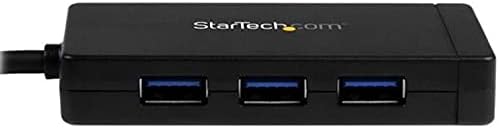 StarTech.com 3 Port USB 3.0 Hub mit USB-C und Gigabit Ethernet - inklusive Netzteil - USB C Hub - US