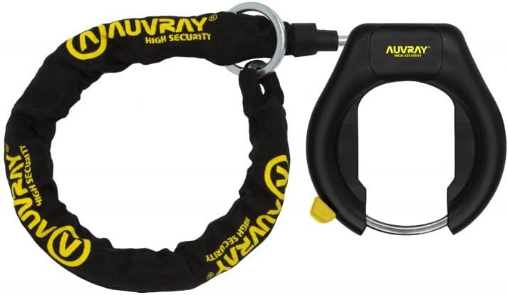 Auvray Antivol Hufeisen Evo Lock Erwachsene, Unisex, Schwarz, Einheitsgrösse