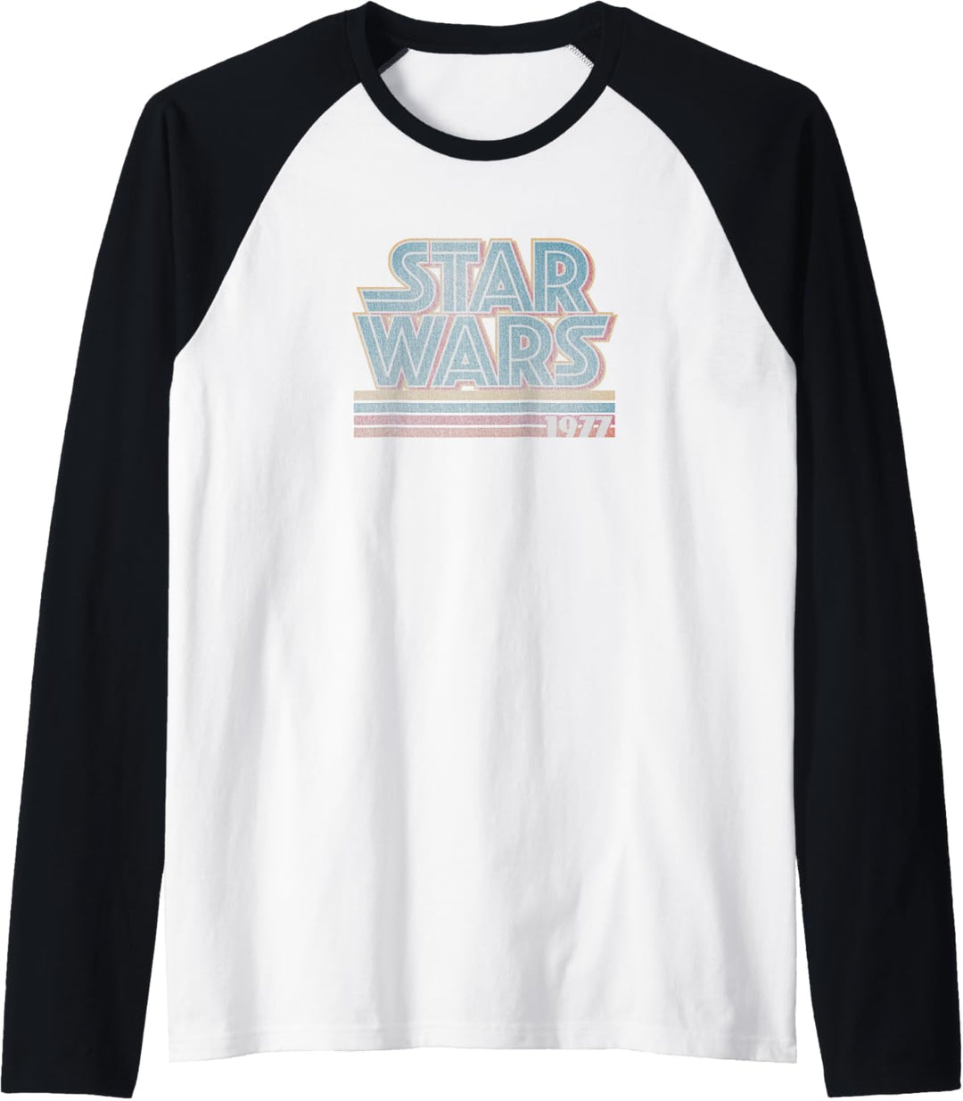 Star Wars Super Retro Striped Logo 1977 Raglan