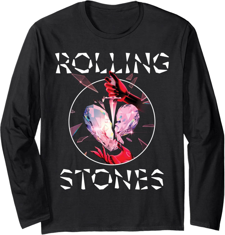 Offizielle The Rolling Stones HD Prism Heart Langarmshirt