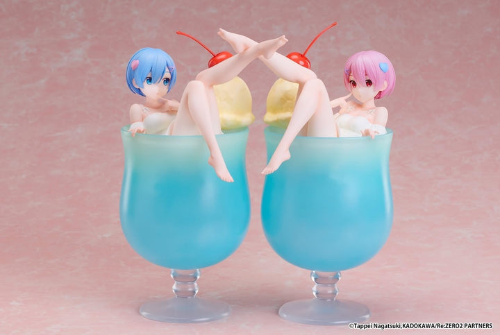 eICOCO Re:Zero -Starting Life in Another World- Ram (Cream Soda Ver.) PVC-Figur im Massstab 1:7