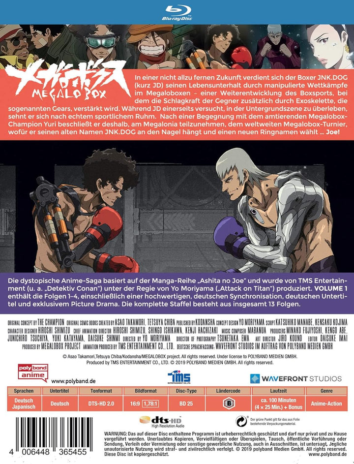 Megalobox - Volume 1 (Limitierte Edition mit Sammelschuber) LTD. [Blu-ray], Blu-ray