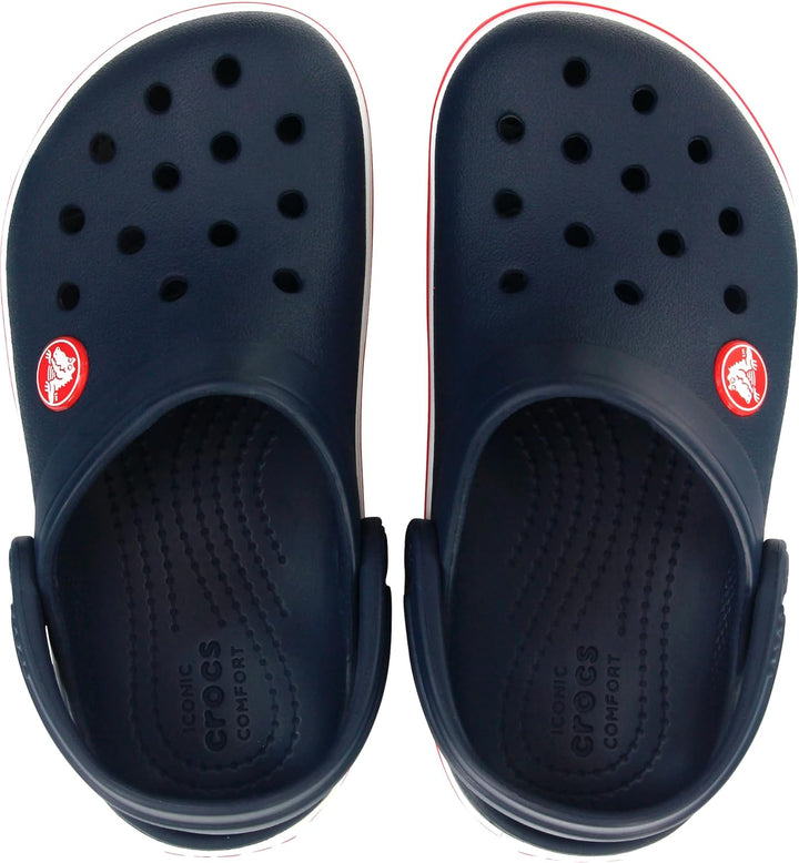 Crocs Unisex Kinder Crocband T Clog Navy Red 19/20 EU, Navy Red 19/20 EU