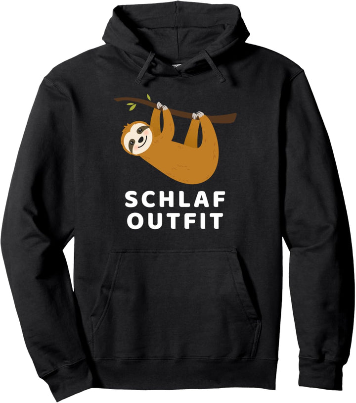 Faultier Schlafoutfit Pyjama Schlafanzug Nachthemd Geschenk Pullover Hoodie