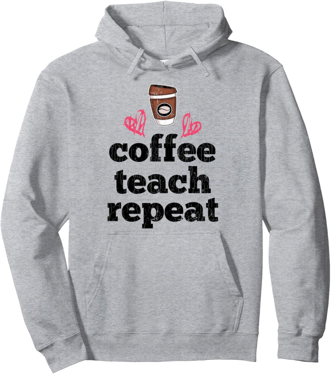Kaffee Lehrer Spruch Geschenk Pullover Hoodie