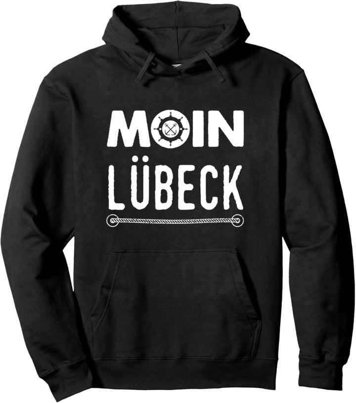 Moin Lübeck Heimathafen Lübecker Anker Ostsee Geschenk Pullover Hoodie