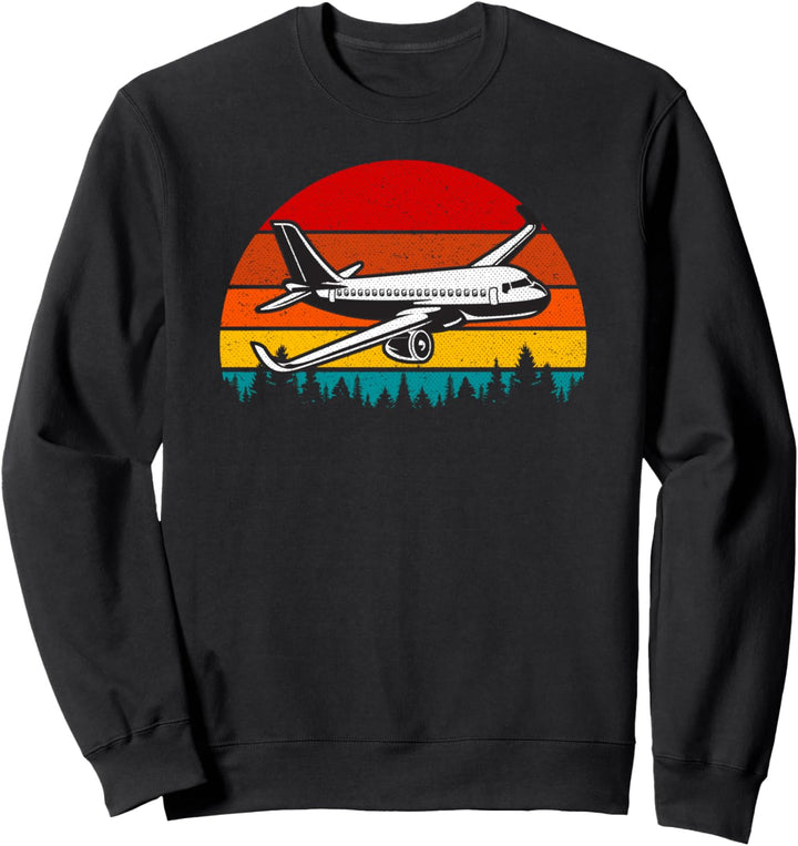 Vintage Retro Fliegen Sweatshirt
