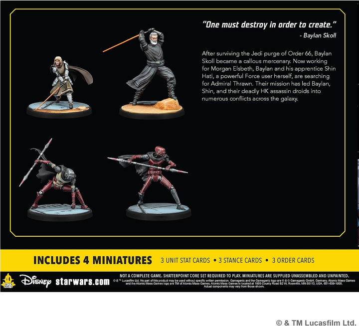 Asmodee, Star Wars: Shatterpoint – Secure the Future, Squad Pack, EN-Version, Tabletop Expansion for